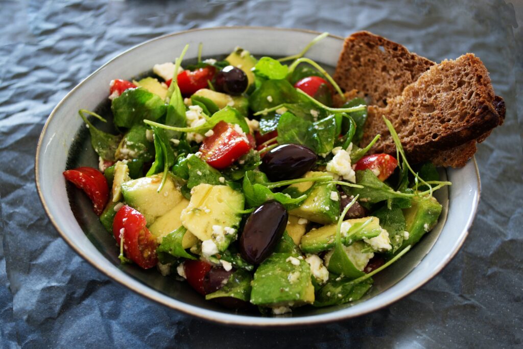 belle assiette de salade